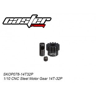 SKOP078-14T32P  1/10 CNC Steel Motor Gear 14T-32P