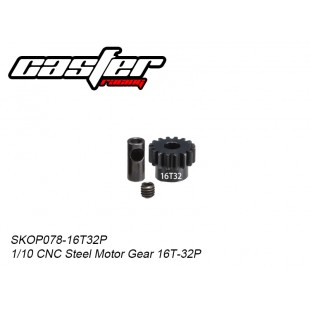 SKOP078-16T32P  1/10 CNC Steel Motor Gear 16T-32P