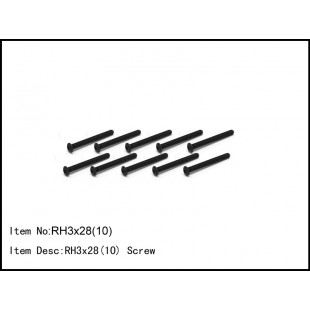 RH3x28(10)  RH 3x28 Screw