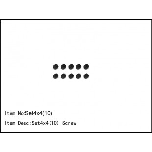 Set4x4(10)  Set 4x4 Screw