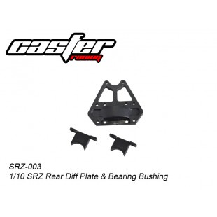 SRZ-003 Rear Diff Plate & Bearing Bushing