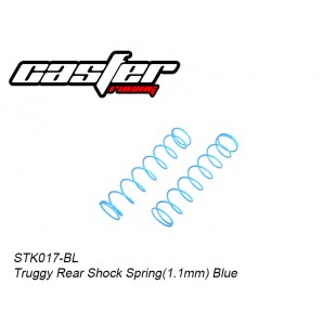STK017-BL     Truggy Rear Shock Spring(1.1mm) Blue