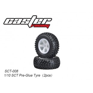 SCT-008  1/10 SCT Pre-Glue Tyre（2pcs）