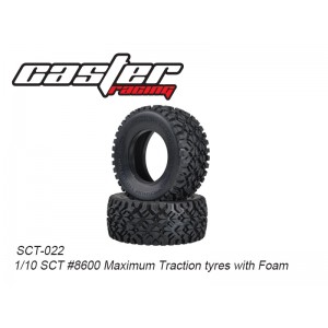 SCT-022  1/10 SCT #8600 Maximum Traction tyres with Foam