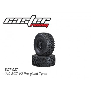 SCT-027  1/10 SCT V2 Pre-glued Tyres