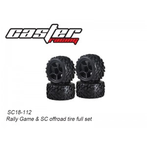 SC18-112  Rally Game & SC offroad tire full set 