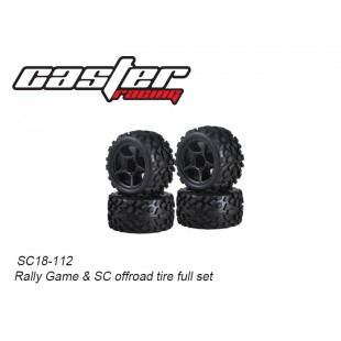 SC18-112  Rally Game & SC offroad tire full set 