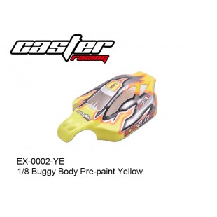EX-0002-YE  1/8 Buggy Body Pre-paint Yellow