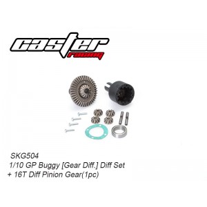 SKG504  1/10 GP Buggy Diff Set+16T Diff Pinion Gear(1pc)