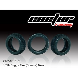 CR2-0018-01  1/8 Buggy Tire (Square) New