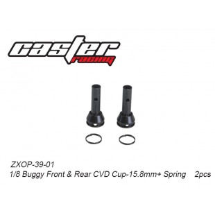 ZXOP-39-01  1/8 Buggy Front&Rear CVD Cup-15.8mm+ Spring    2pcs