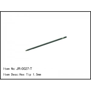 JR-0027-T  Hex Tip 1.5mm 