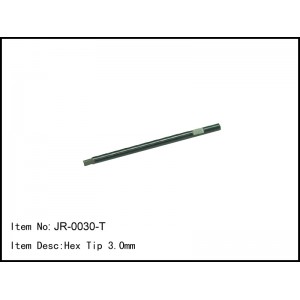 JR-0030-T  Hex Tip 3.0mm 