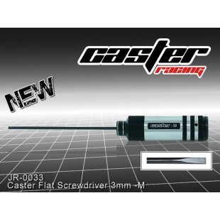 JR-0033  Caster Flat Screwdriver 3mm -M