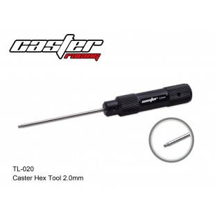TL-020  Caster Hex RC Tools 2.0mm