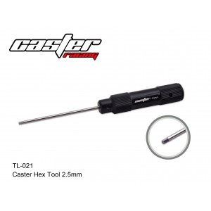 TL-021  Caster Hex RC Tools 2.5mm