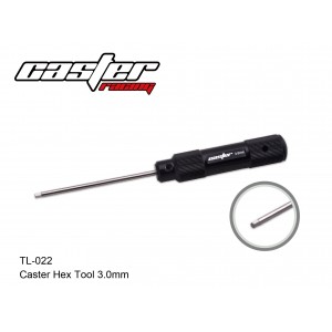 TL-022  Caster Hex RC Tools 3.0mm