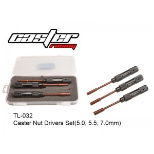 TL-032  Caster Nut Drivers Set (5.0, 5.5, 7.0mm)