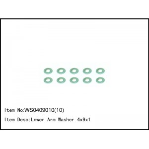 WS0409010(10)   Lower Arm Washer 4x9x1