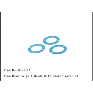 JR-0077  Bulge X-Grade Diff Gasket Material
