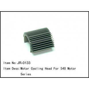 JR-0133  Motor Cooling Head For 540 Motor Series