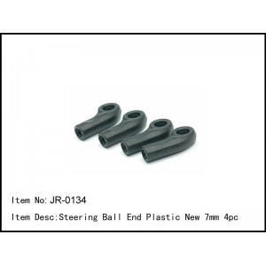JR-0134  Steering Ball End Plastic New 7mm 4pc