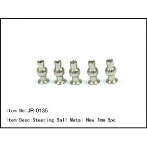 JR-0135  Steering Ball Metal New 7mm 5pc