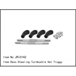 JR-0142  Steering Turnbuckle Set Truggy