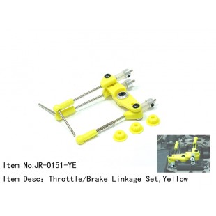 JR-0151-YE  Throttle/Brake Linkage Set,Yellow