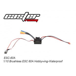 ESC-60A 1/10 1/10 Brushless ESC 60A Hobbywing-Waterproof
